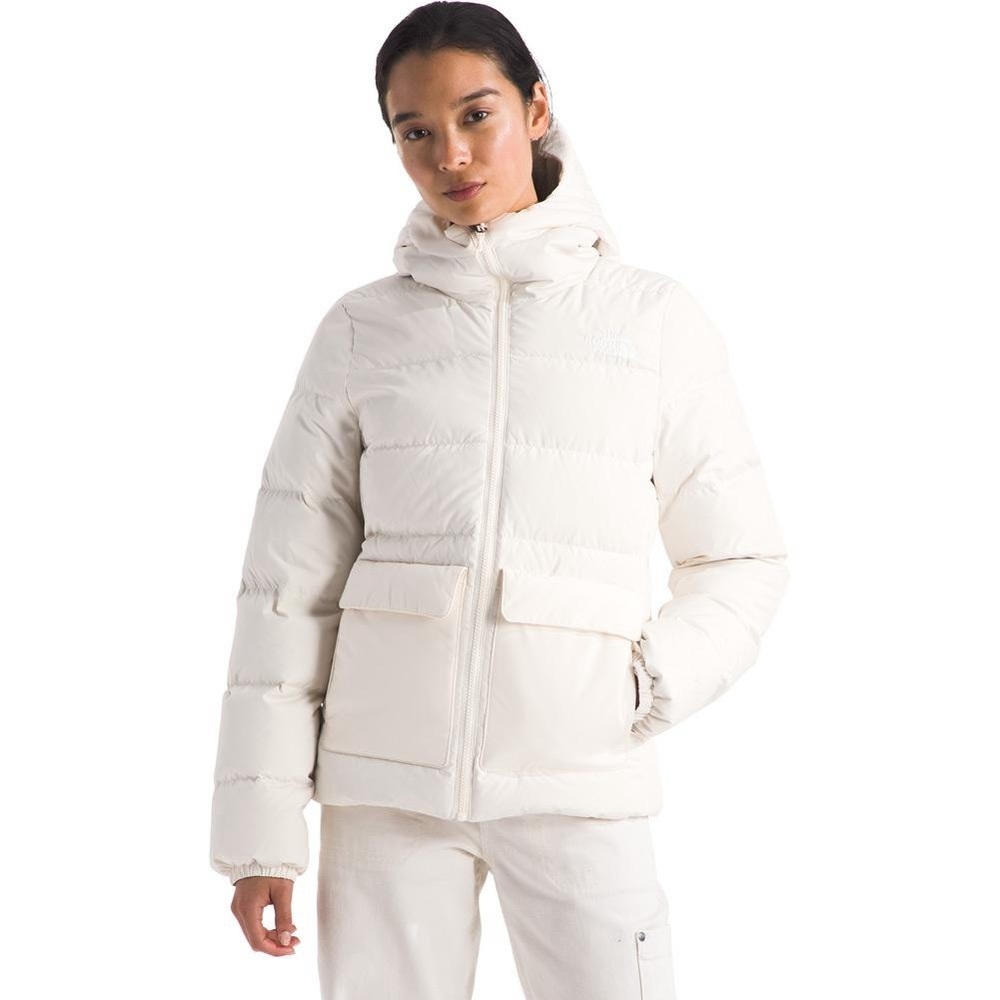 The North Face Women's Gotham Jacket In White Dune